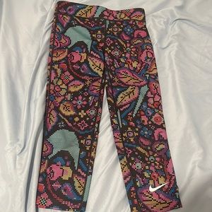 Nike multicolor leggings 12-13yrs